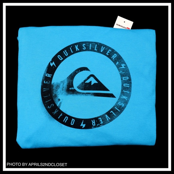 QUICKSILVER BOY’S LONG SLEEVES TEE HAWAII SURFER VACATION BLUE KNIT TOP T-SHIRT - Picture 2 of 7